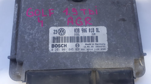 Calculator motor ecu Golf 4 1.9 tdi AGR cod 0