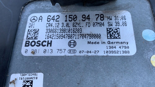 Calculator motor ecu Mercedes ML 320 W164 3.0