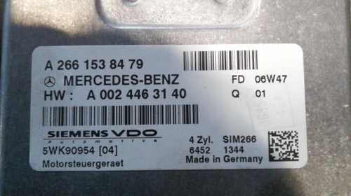 Calculator motor ecu motor Mercedes a class w169 sau b class motor 1.5 benzina fabricație 2004 2005 2006 2007 2008 2009 perfect funcțional