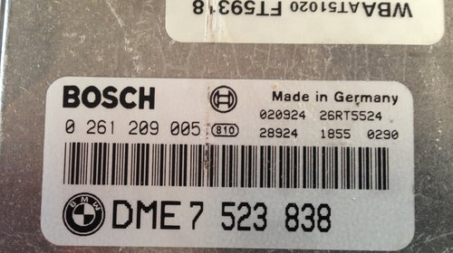Calculator motor ECU N42 BMW E46 BOSCH DME 7 
