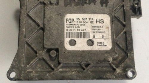 Calculator motor ECU Opel Astra H 1.6 cod 555