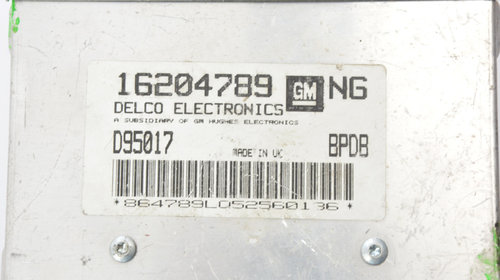 Calculator Motor / ECU Opel CORSA B 1993 - 2000 16204789, D95017