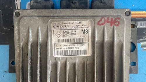 Calculator motor / Ecu Renault Megane 2 1.5 d