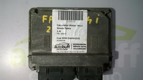 Calculator Motor (ECU) Skoda Fabia 1.4i