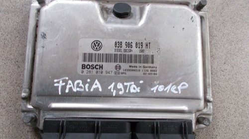 CALCULATOR MOTOR ECU SKODA FABIA 1,9 TDI 101 