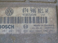 Calculator Motor ECU Volkswagen LT 2.5 cod 074906021AF si 0281001789 stare perfecta