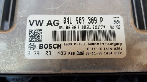 Calculator motor ECU VW Arteon 2.0 tdi 04L907309P 04L 907 309 P