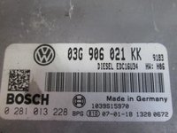 Calculator motor ECU Vw Golf 5 2.0 BKD cod ECU 03G906021KK