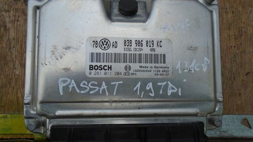 CALCULATOR MOTOR ECU VW PASSAT 1,9 TDI 130 CP