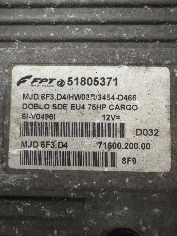 -Calculator Motor -Fiat Doblo -1.3JTD /2