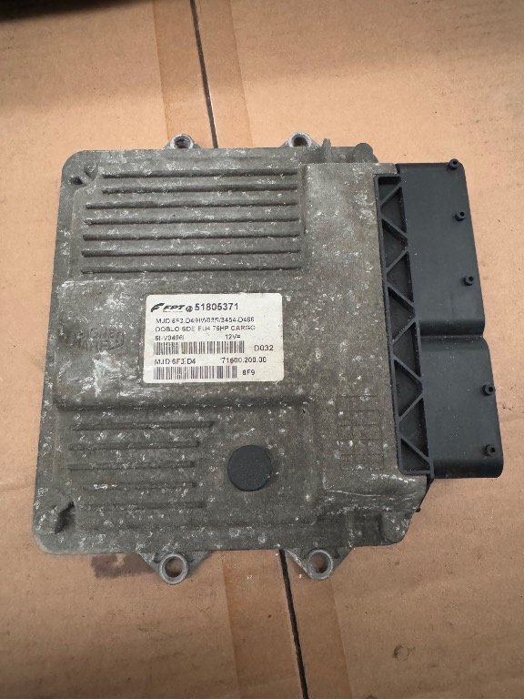 -Calculator Motor -Fiat Doblo -1.3JTD /2007/ cod 51805371 6F3.D4