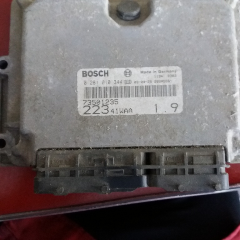 Calculator motor Fiat Doblo 2003, 1.9JTD, cod piesa: 0281010344 ; 73501235 ; 22341WAA