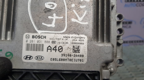Calculator motor Kia Sportage III 1.7 Diesel 2010 - 2016 116CP Manuala D4FD Bosch 0281031888