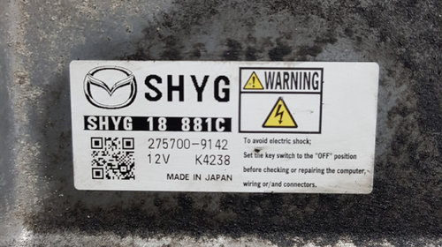Calculator motor Mazda CX - 5 2.2 Diesel 2012 - 2015 150CP Manuala SHY1 SHYG18881C