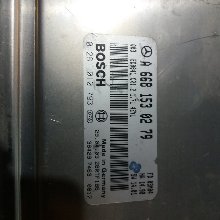 Calculator motor Mercedes A-class 2003, 