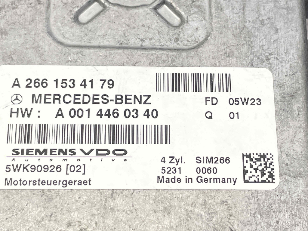 CALCULATOR MOTOR MERCEDES A-CLASS A-CLAS