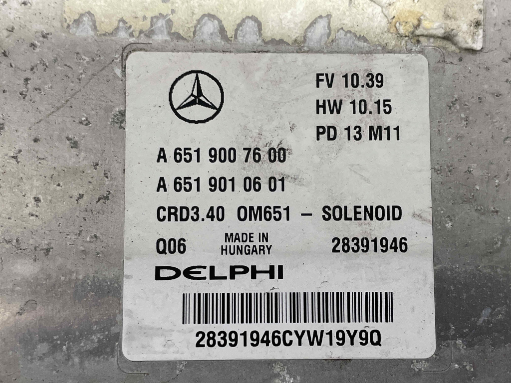CALCULATOR MOTOR MERCEDES A-CLASS A-CLAS