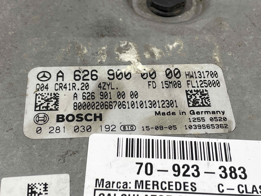 CALCULATOR MOTOR MERCEDES C-CLASS C-CLAS