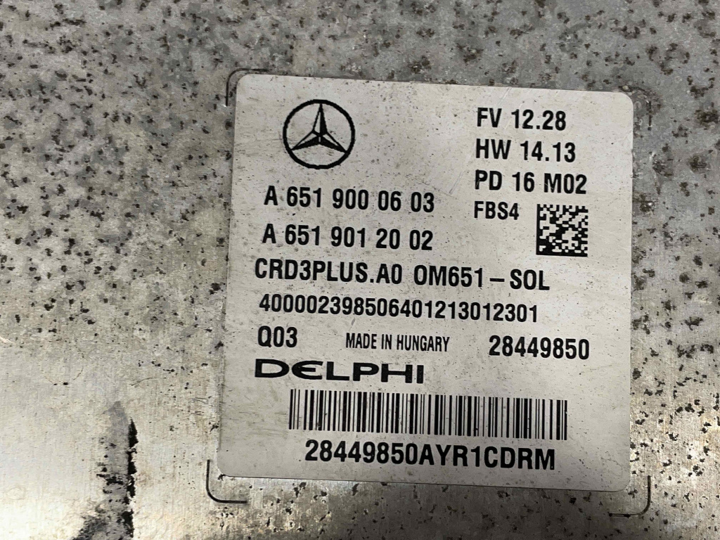 CALCULATOR MOTOR MERCEDES C-CLASS C-CLAS