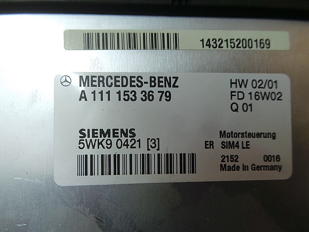 CALCULATOR MOTOR MERCEDES C-CLASS C-CLAS