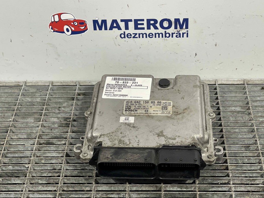 CALCULATOR MOTOR MERCEDES E-CLASS E-CLASS 3.0 CDI - (2009 2013)