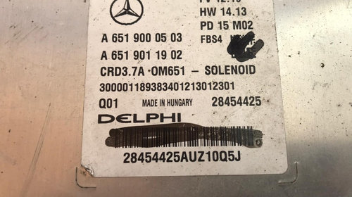 Calculator Motor Mercedes E-Class (S212/W212) 2016 A6519000503 / A6519011902