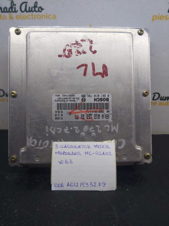 Calculator motor MERCEDES ML-CLASS W163 Cod AC121533279