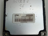 Calculator Motor Opel Astra G 1.6 09353489 DJTX Z16XE HSFI-2.1 Opel Astra G [1998 - 2009]