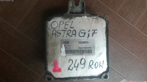 Calculator motor Opel Astra G 1.6 16v cod 16228919