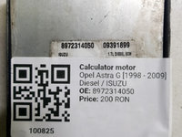 Calculator motor - Opel Astra G [1998 - 2009] Hatchback 3-doors 1.7 DTi MT (75 hp)
