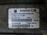 Calculator motor Opel Astra H 1.3 CDTI Z13DTH 55202542, Ident: CW