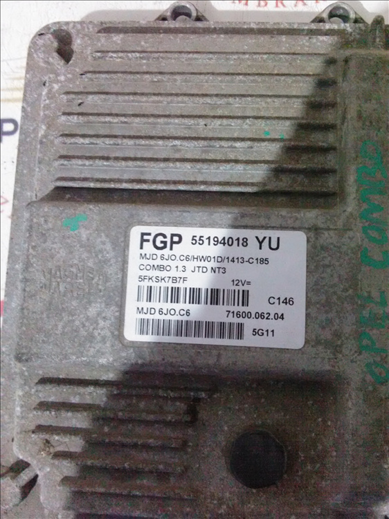 Calculator motor OPEL COMBO 1.3 D an fabr. 2005