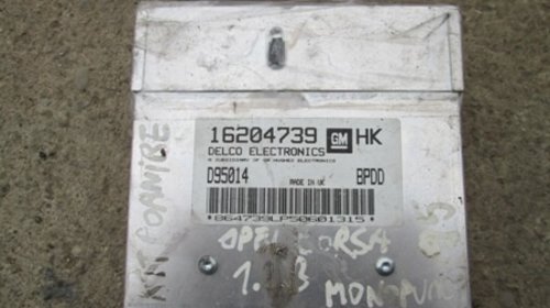 Calculator motor Opel Corsa 1.0 b 16204739 de