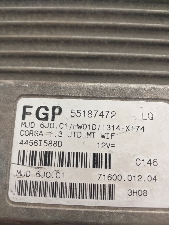 Calculator motor Opel Corsa C 1.3 CDTI, 