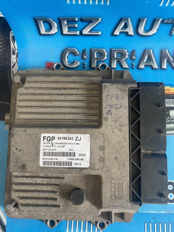 Calculator motor Opel Corsa C 1.3 CDTI COD:55196352ZJ