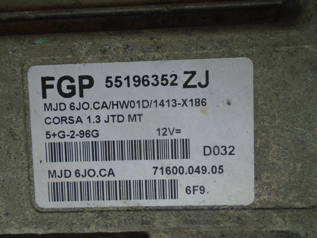 Calculator motor Opel Corsa C 1.3 CDTI (