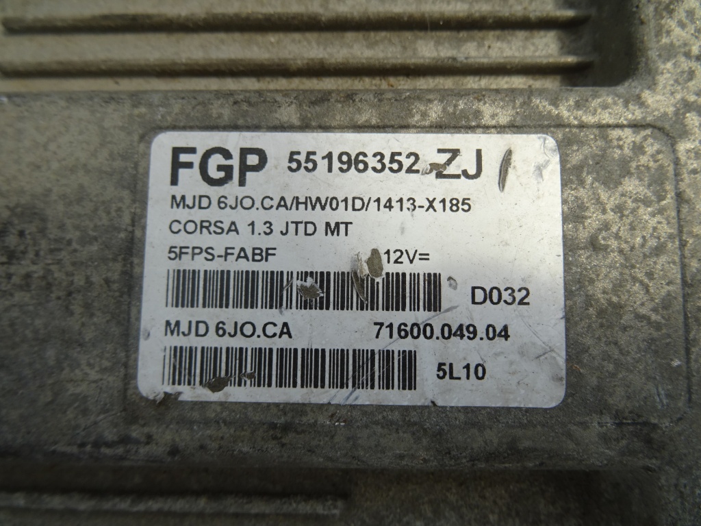 Calculator motor Opel Corsa C 1.3 CDTI