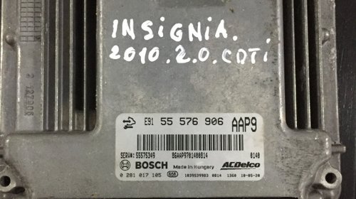 Calculator motor Opel Insignia 2010 55576906