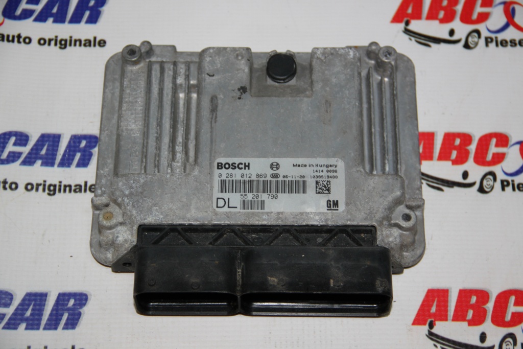 Calculator motor Opel Vectra C 1.9 CDTI cod: 0281012869 / 55201790DL / 55201790 model 2006