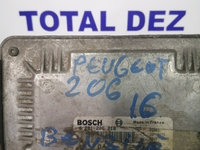 Calculator Motor Peugeot 206 1.6i cod 9632693980, 0261206216