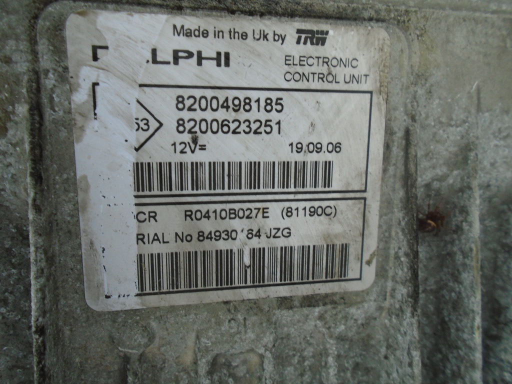 Calculator motor Renault Kangoo 1.5 DCI 