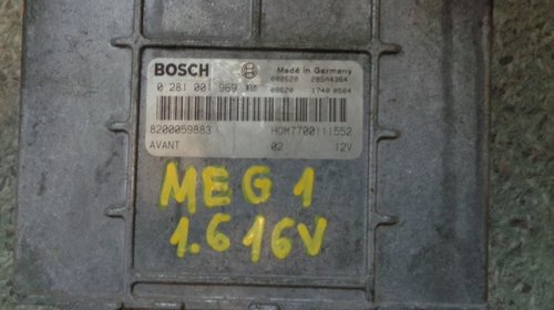 Calculator motor Renault Megane 1 1,6 16v B