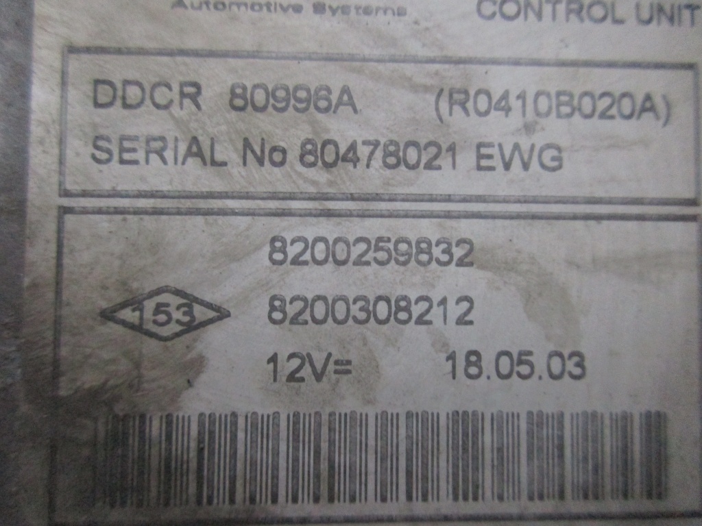 CALCULATOR MOTOR RENAULT MEGANE 1.5DCI ,