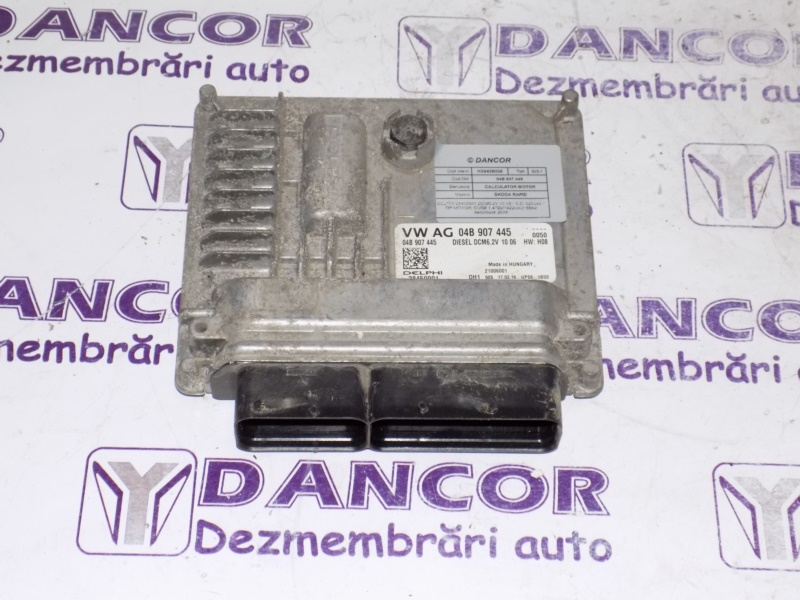 CALCULATOR MOTOR SKODA RAPID 1.4 TDI AN 2016 COD 04B907445 / 28459901 DCM6.2V 10 06