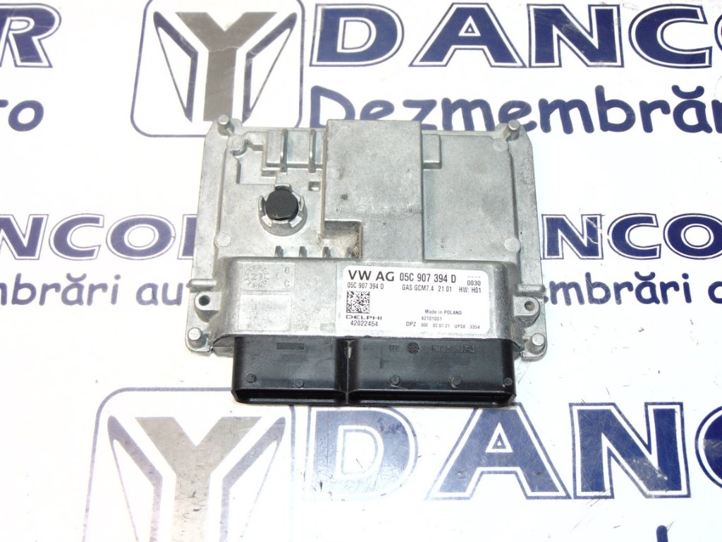 CALCULATOR MOTOR SKODA SCALA 1.0 TSI AN 2021 COD 05C907394D / 42022454 / GAS GCM7.4 2101 HW:01