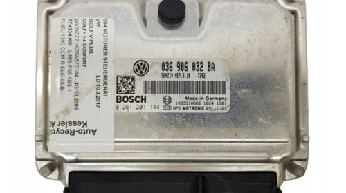 Calculator motor Volkswagen 1.4 benzina serie