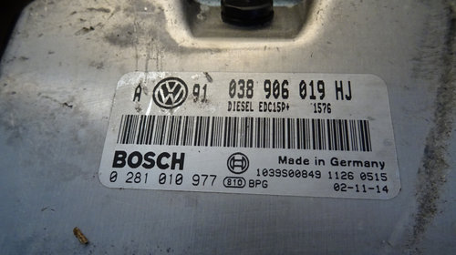Calculator motor Volkswagen Bora / Golf 4 1.9 TDI din 2002