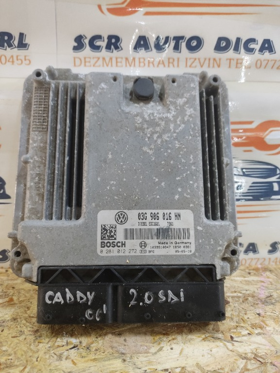 Calculator motor VW Caddy 2.0 SDI cod: 03G906016HN / 0281012272 model 2006