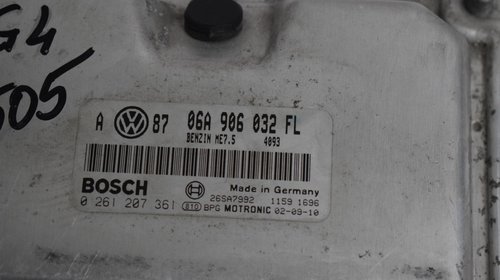 Calculator motor VW Golf 4 2.0 B 4x4 06A906032FL 505