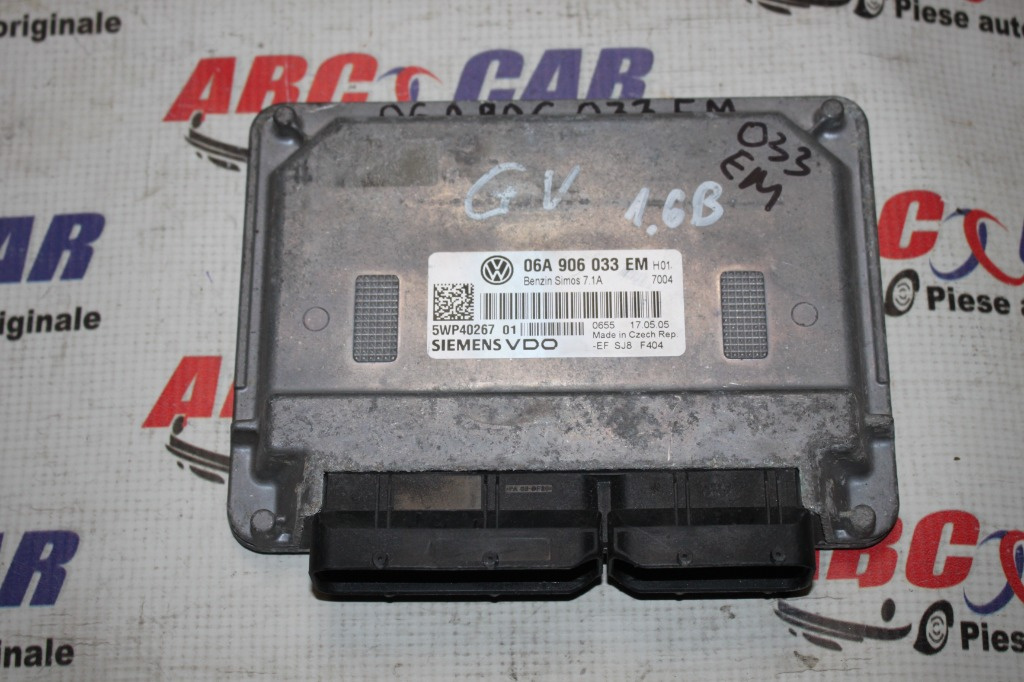 Calculator motor VW Jetta (1K) 2005-2011 1.6 MPI 06A906033EM
